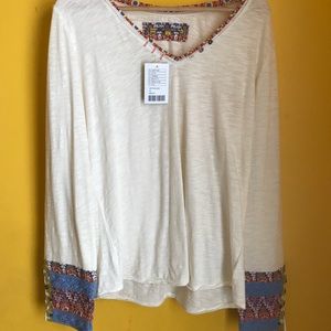 BRAND NEW Anthropologie long sleeve tee